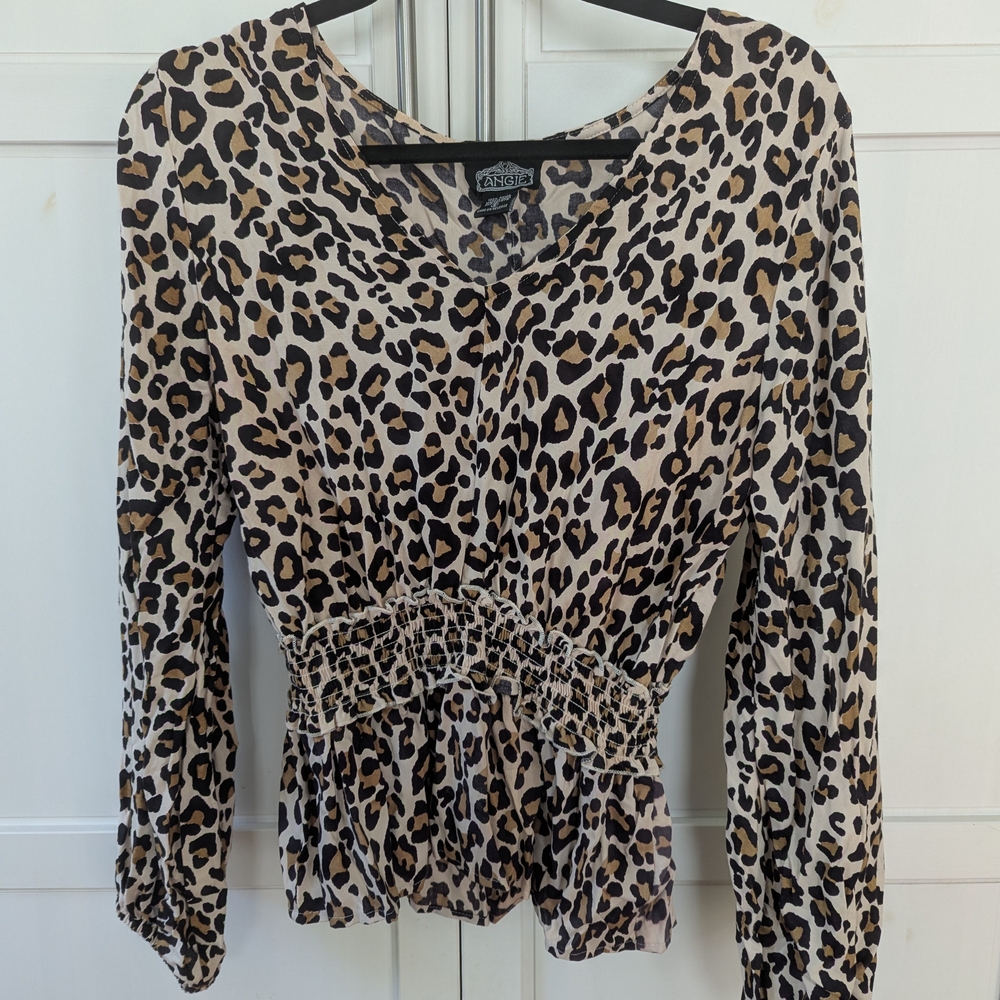 Leopard Print Blouse